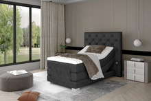Elektriline voodi Nore Clover 05, 90 x 200 cm, tumehall