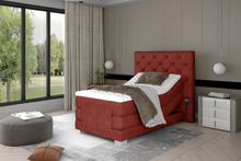 Elektriline voodi Eltap Clover Dora 63, 90 x 200 cm, punane/pruun