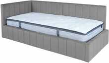Voodi Home4You Jasper koos madratsiga Harmony Duo, 90 x 200 cm, hall