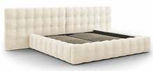 Voodi Micadoni Home Mamaia Velvet Double Headboard, 180 x 200 cm, helepruun
