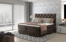 Elektriline voodi Nore Clover 02, 160 x 200 cm, tumepruun