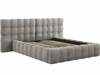 Voodi Micadoni Home Mamaia Velvet Double Headboard, 140 x 200 cm, helehall, ilma madratsita, põhjalippidega