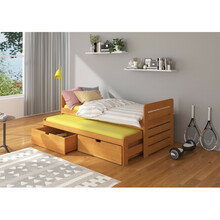 Lastevoodi ADRK Furniture Tomi, 90 x 200 cm, pruun