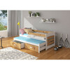 Lastevoodi Adrk Furniture Tiarro, 90 x 200 cm, valge/pruun