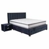 Voodi Grace koos madratsiga Harmony Top, 160 x 200 cm, sinine