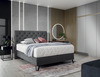 Kontinentaalvoodi Cortina Nube 6, 140 x 200 cm, madratsiga, tumehall, ELTAP