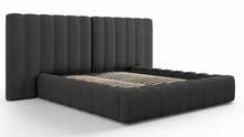 Voodi Micadoni Home Kelp Structured, 180 x 200 cm, antratsiit
