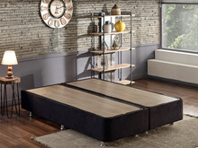 Kaheinimesevoodi alus Hanah Home Ela Double, 140 x 190 cm, must