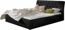 Voodi kahekohaline Eltap Milano Soft 11, 200 x 200 cm, ilma madratsita, põhjalippidega, must