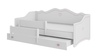 Lastevoodi ADRK Furniture Emka II, 160 x 80 cm, koos madratsiga