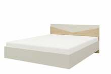 Voodi Adrk Furniture Atson, 160 x 200 cm, pruun/valge