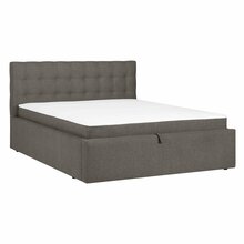 Kontinentaalvoodi Home4you Leena, 160 x 200 cm, madratsiga, pruun