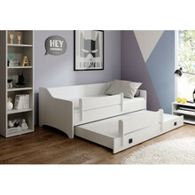 Lastevoodi Adrk Furniture Naomi 2, 80 x 160 cm, valge/hall