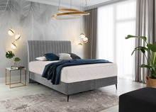 Voodi NORE Blanca, 140 x 200 cm, helehall