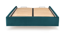 Voodiraam Halmar Modulo 160, panipaigaga, tumeroheline (Monolith 37)
