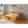 Lastevoodi ADRK Furniture Tomi 02, 200 x 90 cm, pruun