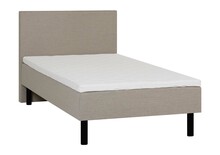 Voodi üheinimese Home4you Lande, 120 x 200 cm, peatsiga, beež