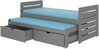 Lastevoodi koos madratsitega Adrk Furniture Tomi, 200 x 90 cm, hall