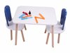 Laste lauakomplekt Hanah Home, 50 x 60 x 45 cm, sinine/valge