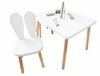 Laste lauakomplekt Hanah Home, valge, 50 x 60 x 45 cm