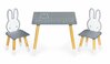 Lastetoa mööblikomplekt Ecotoys Children Furniture Set, pruun/hall