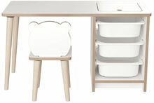 Laste laud Hanah Home Soho, 90 x 50 x 42 cm, valge