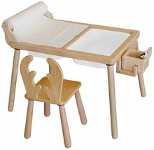 Lastelaua komplekt Kalune Design Roll 109TRS1177, valge/puit
