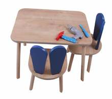 Lastelaua komplekt Hanah Home, 50 x 60 x 45 cm, sinine/pruun