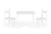 Lastelaud koos 2 tooliga Modern Home, valge