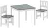 Laste laud koos 2 tooliga AIYAPLAY, 56 x 52 x 48 cm, hall