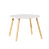 Laste laud Atmosphera 127152D, 60 cm x 60 cm x 43.5 cm, valge