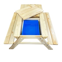Laste laud pinkide ja sisudega 4IQ Martynas, 89 cm x 90 cm x 50 cm