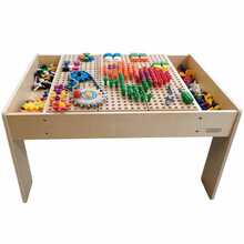 Puidust hariduslik laud Masterkidz STEM koos seina tarvikutega, 63x63 cm