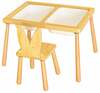 Laste mängulaud Kalune Design Table and Chairs, 52 cm, valge