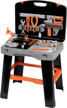 Mängutöölaud Smoby Black & Decker Bricolo Smart, mudel 7600360734, must/hall/oranž