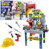 Laste töölaud tööriistadega Lean Toys, 133 osa