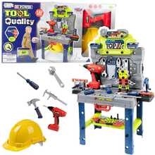 Laste töölaud tööriistadega Lean Toys, 133 osa