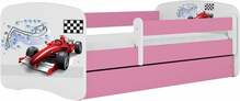 Lastevoodi Kocot Kids Babydreams Formula, 70 x 140 cm, madratsiga, valge/roosa