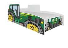 Lastevoodi ADRK Furniture Tractor, madratsiga, 80 x 160 cm, roheline