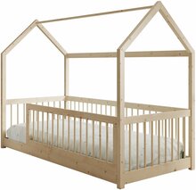 Lastevoodi ADRK Furniture Graja House, madratsiga, 90 x 200 cm, pruun