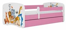 Lastevoodi Kocot Kids BabyDreams Pink animals, 80 x 180 cm, madratsiga, roosa
