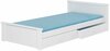 Lastevoodi ADRK Furniture Aldex, 80 x 180 cm, ilma madratsita, valge