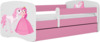 Lastevoodi Kocot Kids Babydreams Princess&Horse, 70 x 140 cm, voodipesukastiga, madratsiga, roosa