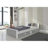 Lastevoodi ADRK Furniture Aldex, 208 x 106 x 72 cm, valge