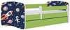 Lastevoodi Kocot Kids BabyDreams Green cosmos, 70 x 140 cm, koos madratsiga, roheline/must