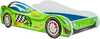 Lastevoodi Bonideco Car II, koos madratsiga, 150 x 74 x 44 cm, auto kiirus