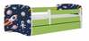Lastevoodi Kocot Kids Cosmos, 80 x 180 cm, madratsiga, sinine/valge/roheline