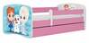 Lastevoodi Kocot Kids Babydreams Frozen Land, roosa, voodipesukastiga, madratsiga, 80 x 160 cm