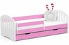 Lastevoodi Akord Furniture Factory Play, 80 x 180 cm, voodipesukastiga, madratsiga, roosa