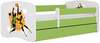 Lastevoodi Kocot Kids BabyDreams Basketball, 70 x 140 cm, ilma voodipesukastita, ilma madratsita, valge/roheline